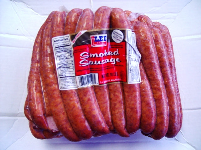 00203 - Lee SC Smoked Sausage Link 10#