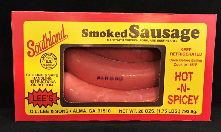 00206 - Southland Smoked Sausage HOT 12/1.75#