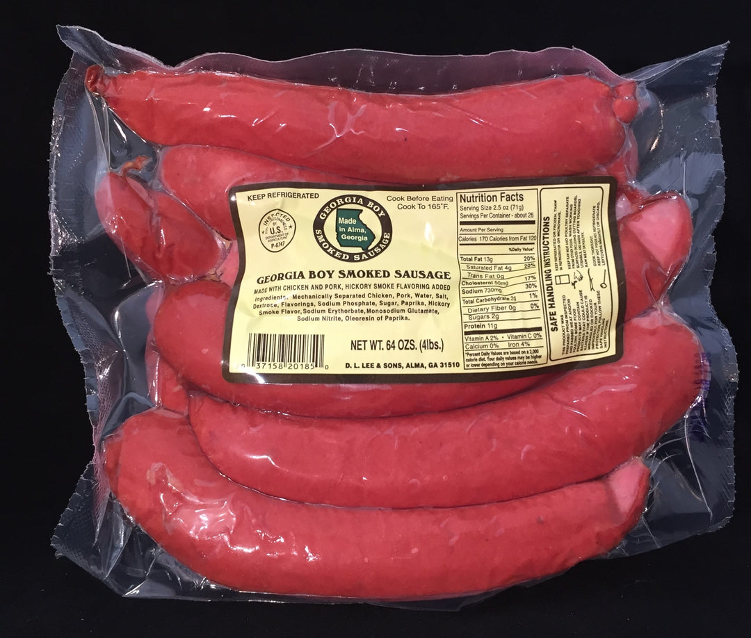 Georgia Boy Smoked Sausage D.L.Lee Sons Inc