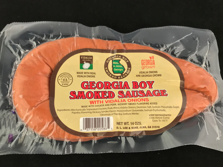 GA Boy Smoked Sausage w/Vidalia Onions 12/14oz
