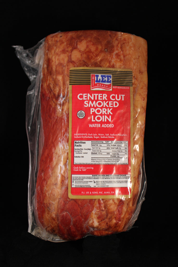 00668 - Lee Smoked Boneless Center Cut Pork Loins (CW - Avg Case WT 45#)