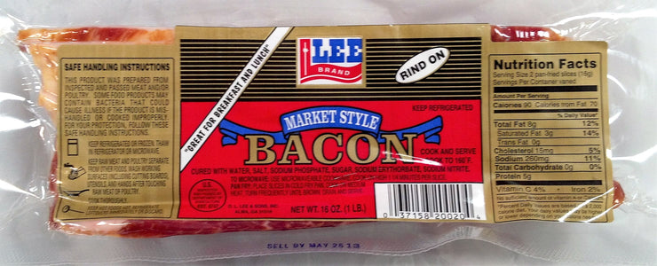 Lee Rind-On Sliced Smoked Bacon – D.L.Lee & Sons, Inc.