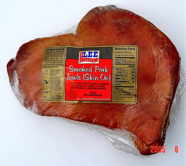 00797 - Lee Smoked Pork Jowls VAC (CW - Avg. Case WT 30#)